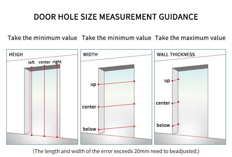 Aluminum metal safety door